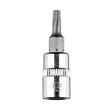 Torx bit TX15 na nasadnom ključu 1/4", kratki, 37 mm